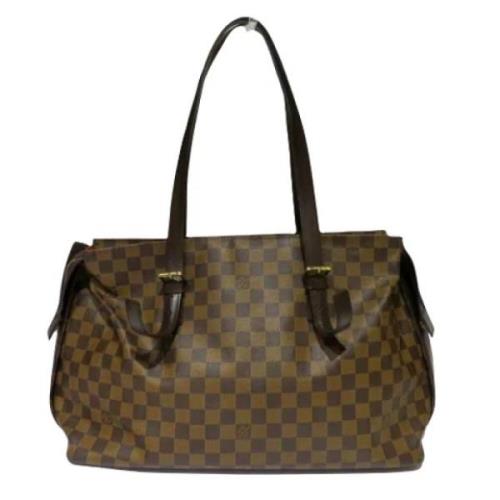 Louis Vuitton Vintage Pre-owned Canvas louis-vuitton-vskor Brown, Dam