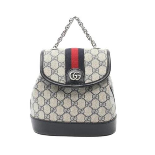 Gucci Vintage Pre-owned Laeder gucci-vskor Blue, Dam