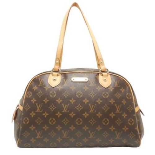 Louis Vuitton Vintage Pre-owned Canvas louis-vuitton-vskor Brown, Dam