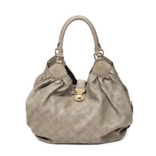 Louis Vuitton Vintage Pre-owned Laeder totevskor Beige, Dam