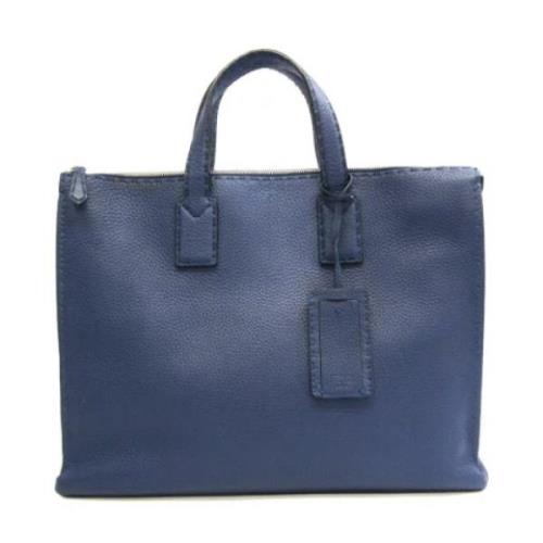 Fendi Vintage Pre-owned Laeder fendi-vskor Blue, Dam