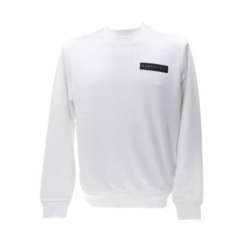 John Richmond Herr Sweatshirt White, Herr