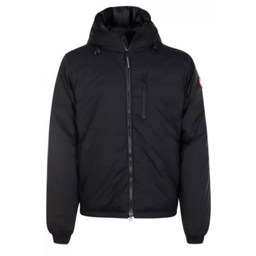 Canada Goose Vindtät och vattenavvisande Lodge Hoody Jacka Black, Herr