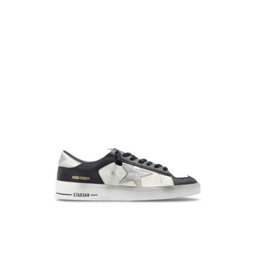 Golden Goose Sneakers Stardan Med Krage Och Snörning Blue, Herr