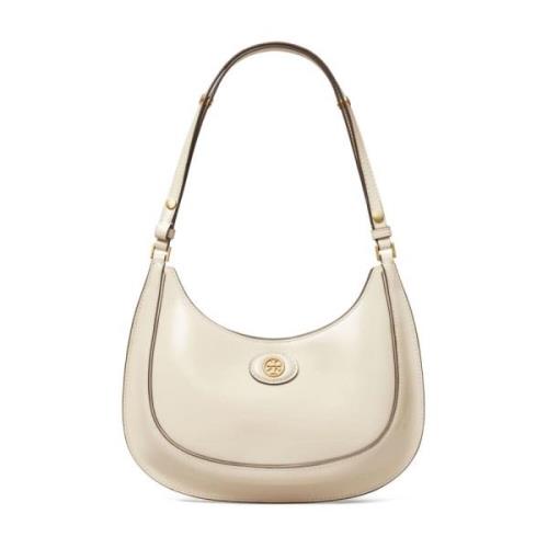 Tory Burch Vit Robinson Axelremsväska White, Dam