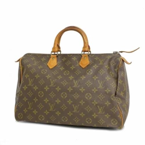 Louis Vuitton Vintage Pre-owned Tyg handvskor Brown, Dam