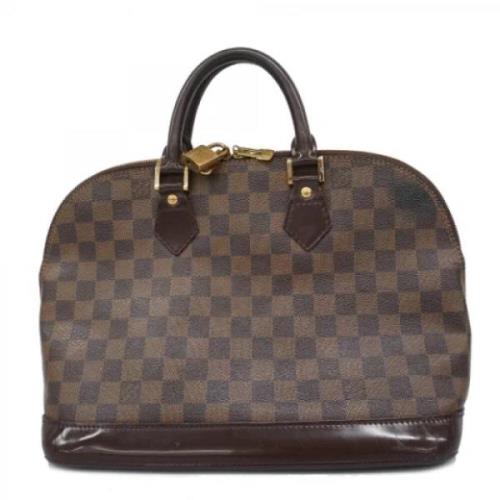 Louis Vuitton Vintage Pre-owned Tyg handvskor Brown, Dam