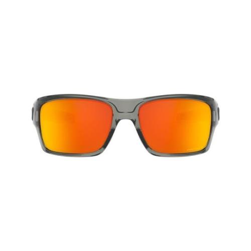 Oakley Orange Rektangulära Solglasögon UV-Skydd Orange, Unisex