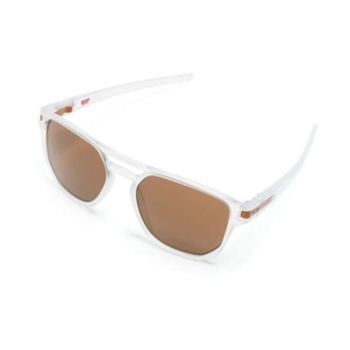 Oakley Brun Fyrkantig Ram Solglasögon UV-Skydd Brown, Unisex