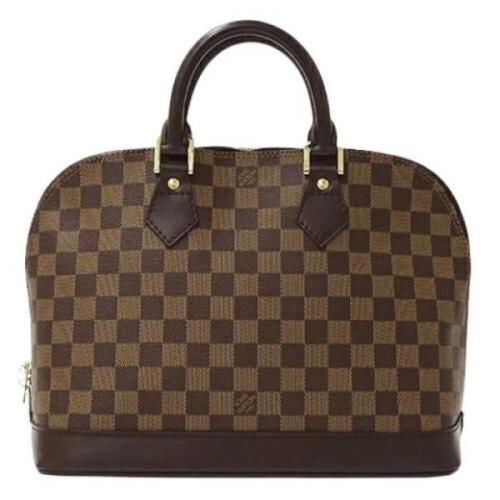 Louis Vuitton Vintage Pre-owned Tyg handvskor Brown, Dam