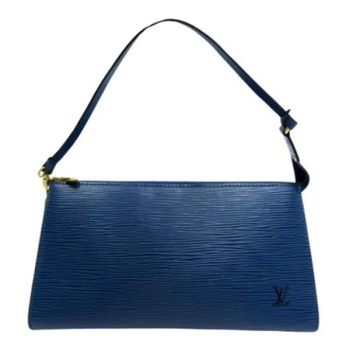 Louis Vuitton Vintage Pre-owned Laeder louis-vuitton-vskor Blue, Dam