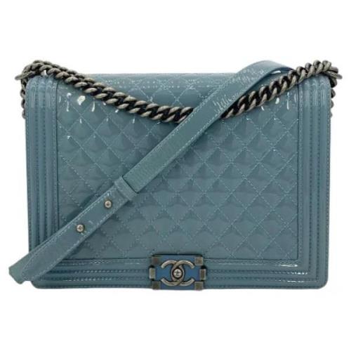 Chanel Vintage Pre-owned Laeder chanel-vskor Blue, Dam