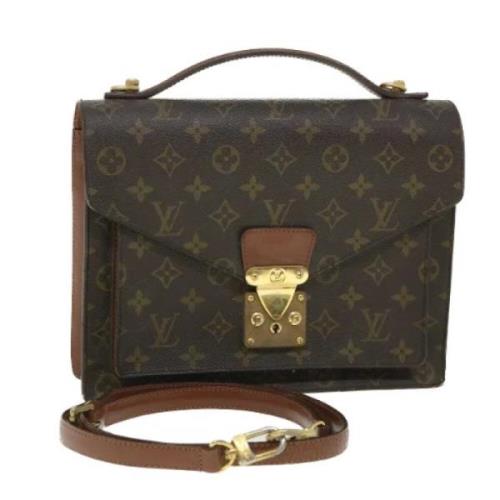 Louis Vuitton Vintage Pre-owned Canvas louis-vuitton-vskor Brown, Dam