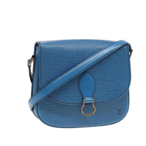 Louis Vuitton Vintage Pre-owned Laeder louis-vuitton-vskor Blue, Dam