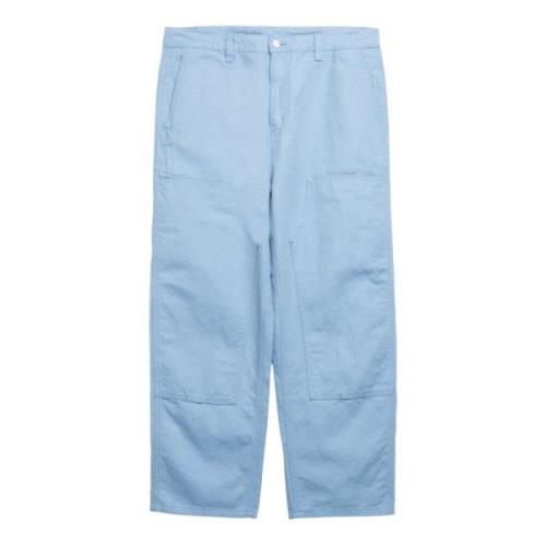 Carhartt Wip Stiliga Denimbyxor för Män Blue, Herr