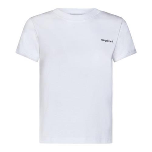 Coperni Vit Slim Fit T-shirt Logo Print White, Dam