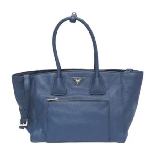 Prada Vintage Pre-owned Laeder prada-vskor Blue, Dam