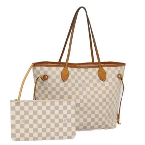 Louis Vuitton Vintage Pre-owned Canvas louis-vuitton-vskor Beige, Dam