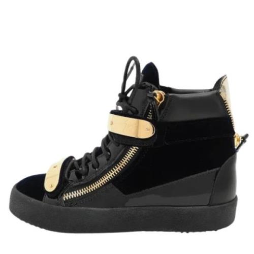 Giuseppe Zanotti Pre-owned Pre-owned Laeder sneakers Black, Dam