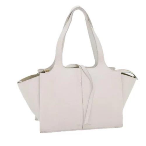 Celine Vintage Pre-owned Laeder axelremsvskor White, Dam