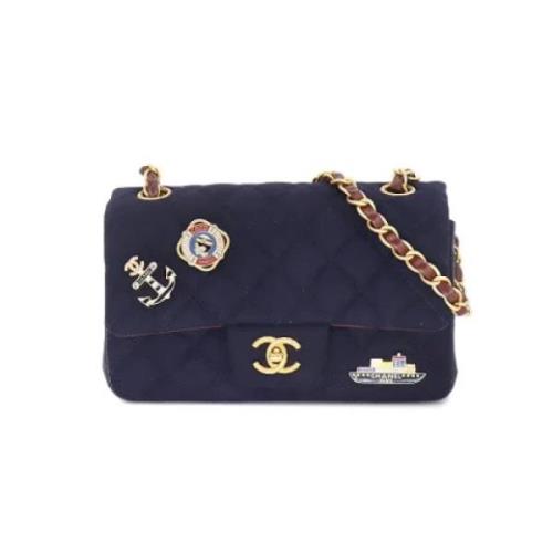 Chanel Vintage Pre-owned Ylle axelremsvskor Blue, Dam