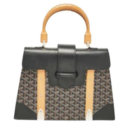 Goyard Vintage Pre-owned Laeder handvskor Black, Dam