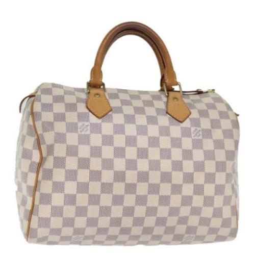 Louis Vuitton Vintage Pre-owned Canvas louis-vuitton-vskor Beige, Dam