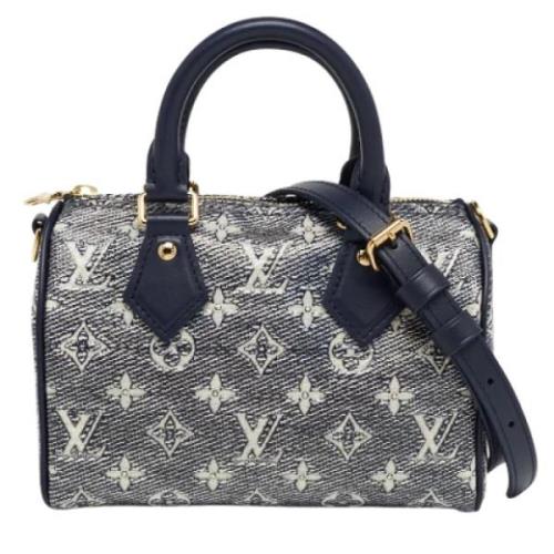 Louis Vuitton Vintage Pre-owned Laeder louis-vuitton-vskor Blue, Dam