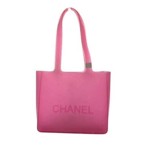 Chanel Vintage Pre-owned Plast chanel-vskor Pink, Dam