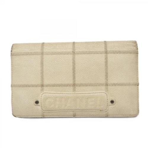 Chanel Vintage Pre-owned Laeder plnbcker Beige, Dam