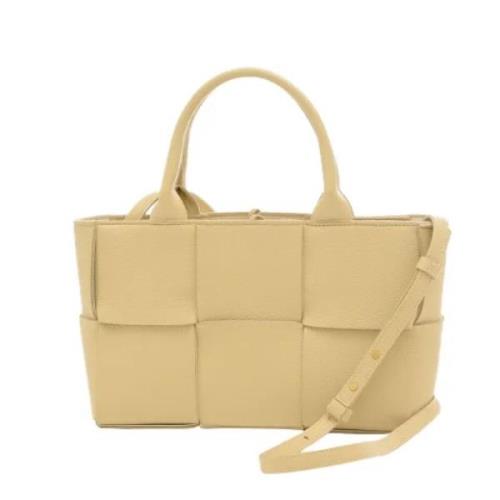 Bottega Veneta Vintage Pre-owned Laeder totevskor Beige, Dam