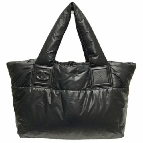 Chanel Vintage Pre-owned Tyg chanel-vskor Black, Dam