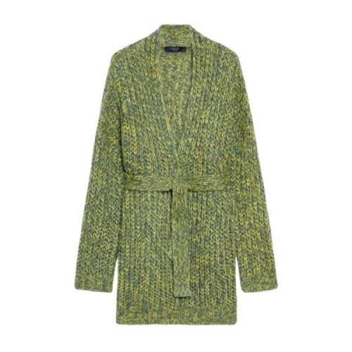 Max Mara Weekend Oversized Kardigan med V-ringning Green, Dam