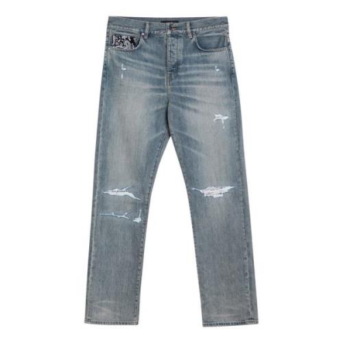 Amiri Regular Fit Denim Jeans Blue, Herr