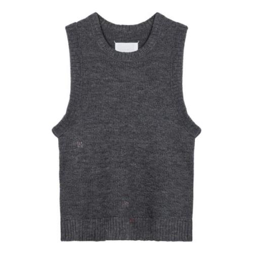 Maison Margiela Stilren Tanktop för Kvinnor Gray, Dam