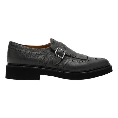 Doucal's Snörad Oxford Skor Black, Dam