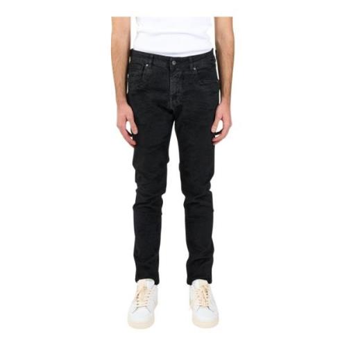 Salvatore Santoro Sammet Skinny Jeans Black, Herr