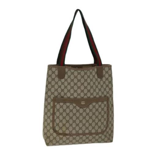 Gucci Vintage Pre-owned Laeder gucci-vskor Beige, Dam