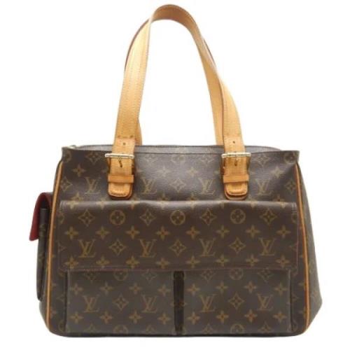 Louis Vuitton Vintage Pre-owned Canvas louis-vuitton-vskor Brown, Dam