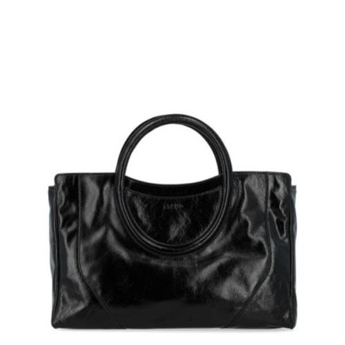 Staud Klassisk Svart Satchel Väska Black, Dam