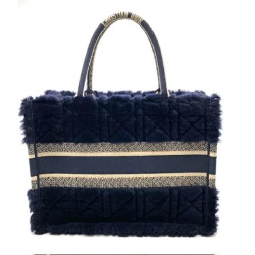 Dior Vintage Pre-owned Tyg dior-vskor Blue, Dam