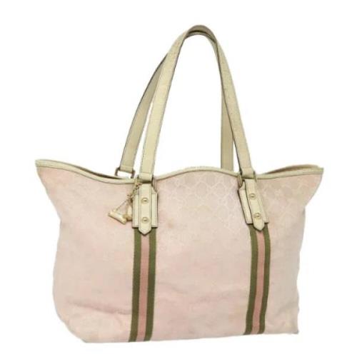 Gucci Vintage Pre-owned Canvas gucci-vskor Pink, Dam