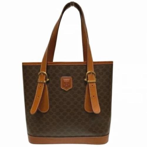 Celine Vintage Pre-owned Canvas celine-vskor Brown, Dam