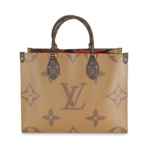 Louis Vuitton Vintage Pre-owned Canvas handvskor Brown, Dam