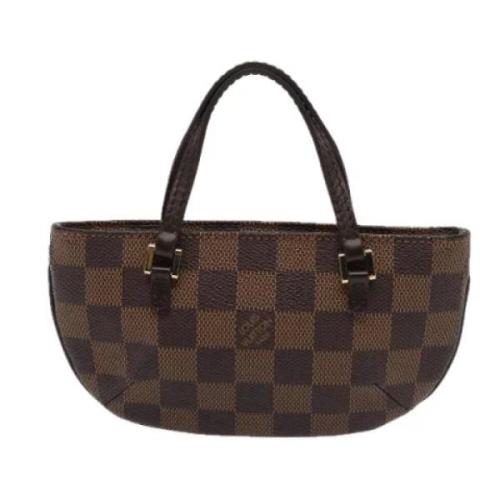 Louis Vuitton Vintage Pre-owned Canvas louis-vuitton-vskor Brown, Dam