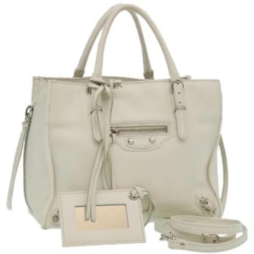 Balenciaga Vintage Pre-owned Laeder balenciaga-vskor Beige, Dam