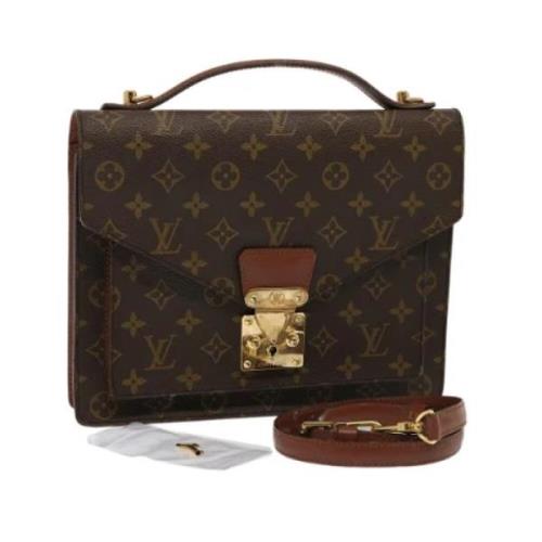 Louis Vuitton Vintage Pre-owned Canvas louis-vuitton-vskor Brown, Dam