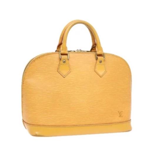 Louis Vuitton Vintage Pre-owned Laeder louis-vuitton-vskor Yellow, Dam