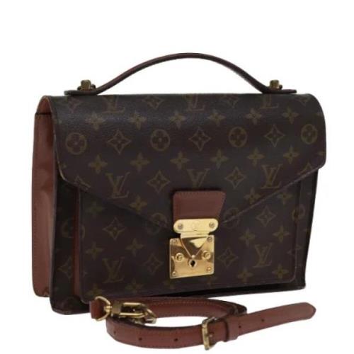 Louis Vuitton Vintage Pre-owned Canvas louis-vuitton-vskor Brown, Dam