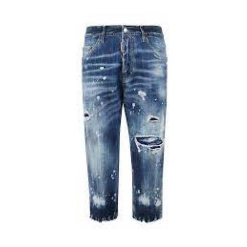 Dsquared2 Klassiska Denim Jeans för vardagsbruk Blue, Herr